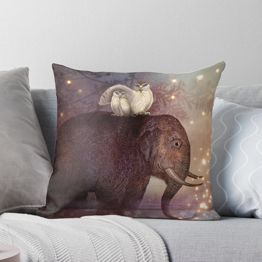 A plush night riding pillow for comfortable, adventure-filled sleep