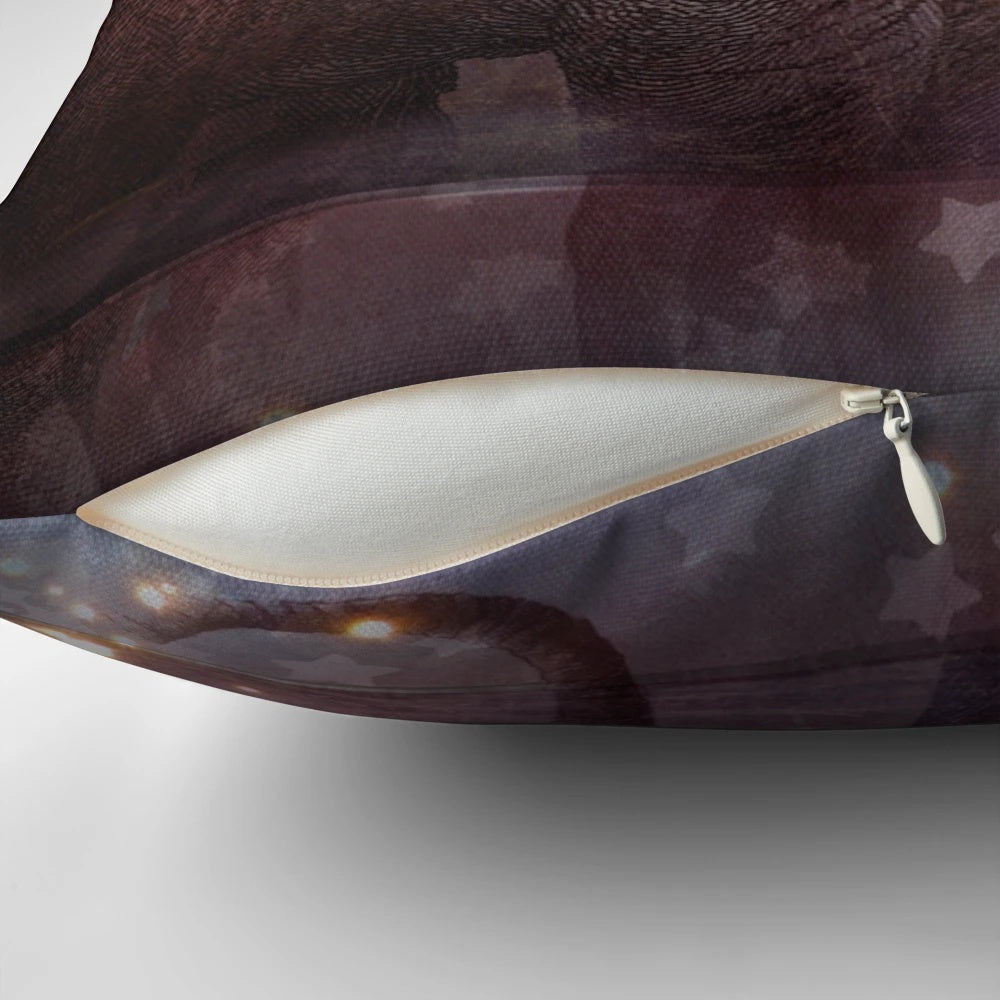 A plush night riding pillow for comfortable, adventure-filled sleep
