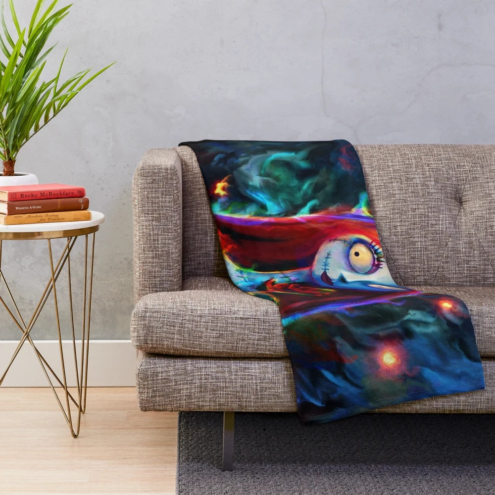 Nightmare Before Christmas Sally Plush Blanket
