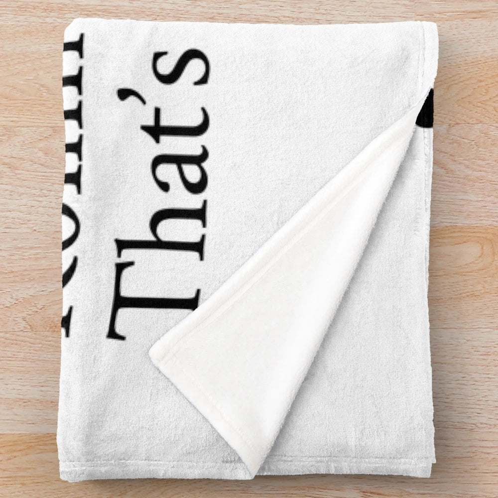 Plush blanket with a stylized design inspired by Frank Ocean's music