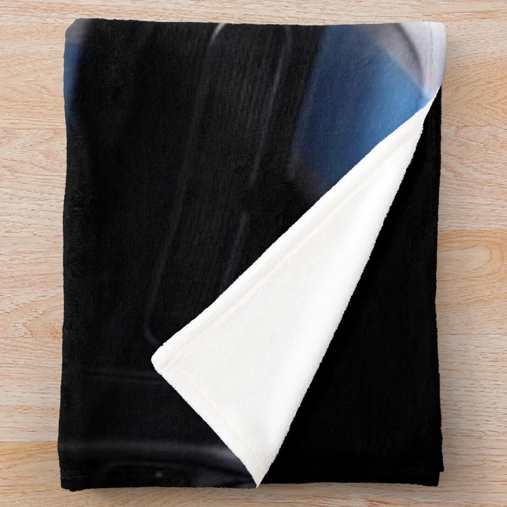 Nissan GTR inspired plush blanket with car design