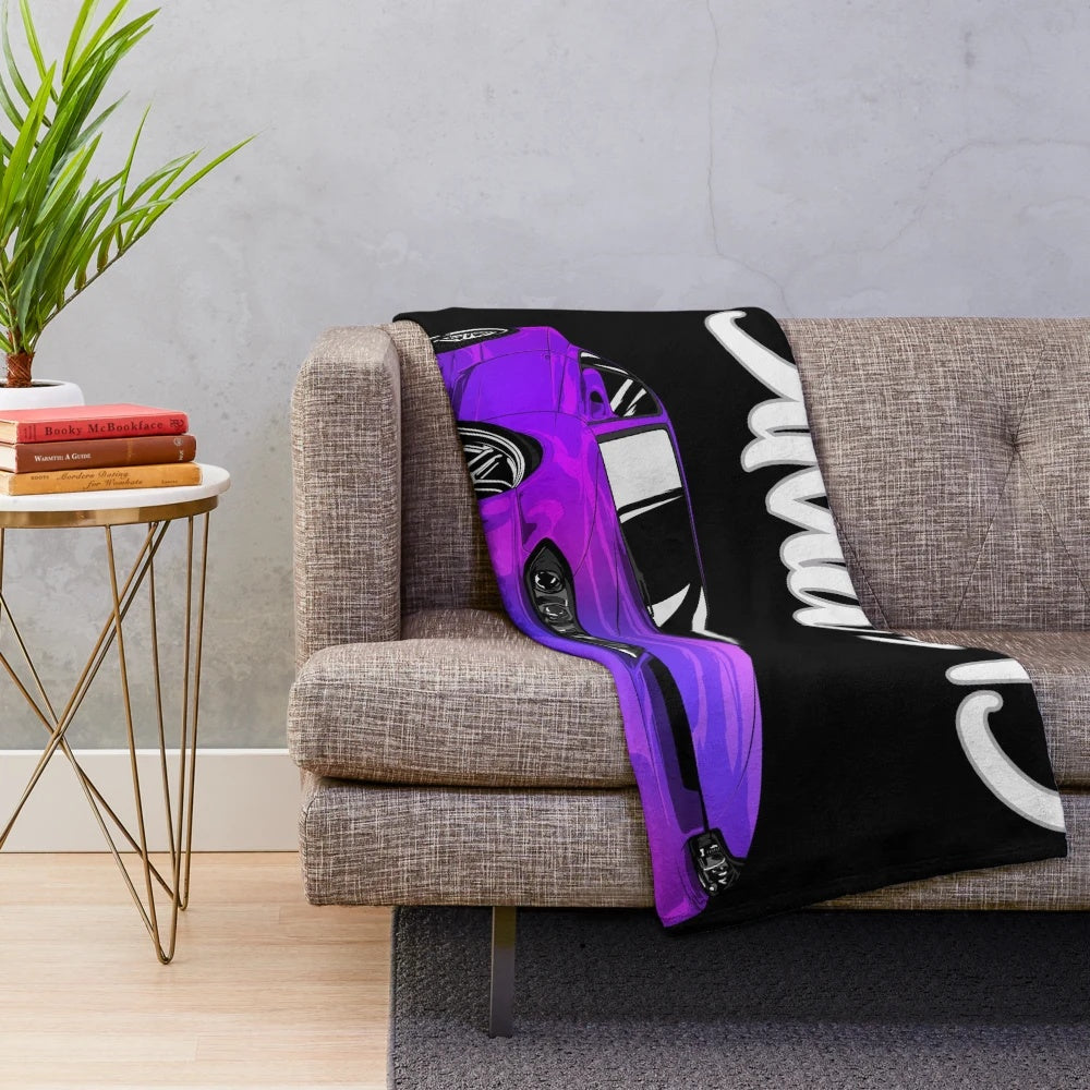 Nissan Silvia s15 Spec-R inspired plush blanket