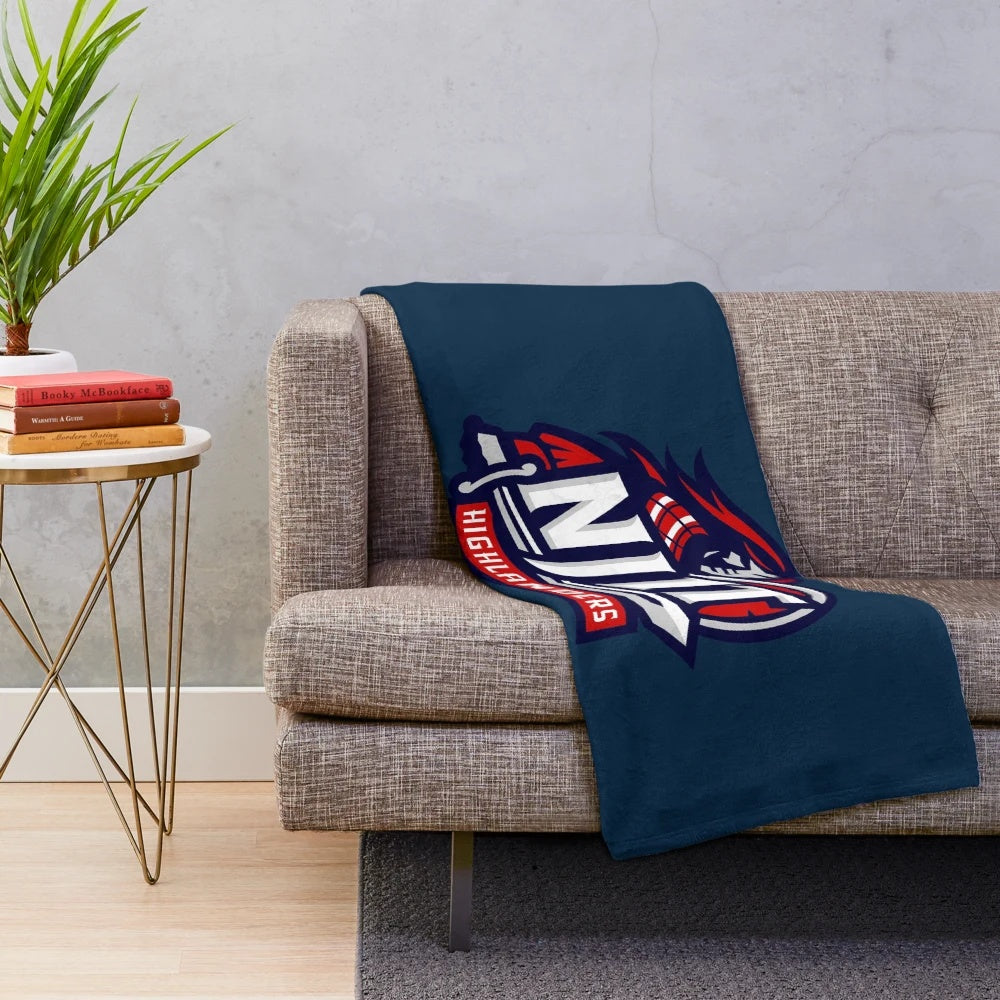 NJIT Highlanders Baseball Plush Blanket