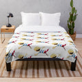 Soft plush blanket featuring the classic children's book character "No, David!