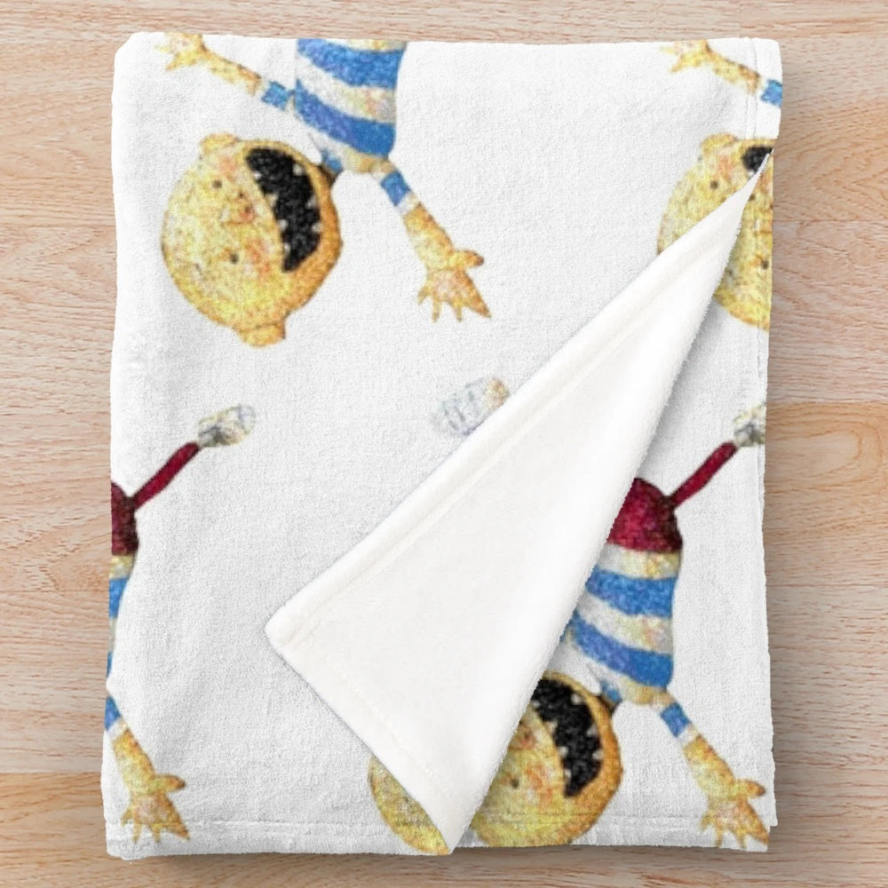 Soft plush blanket featuring the classic children's book character "No, David!