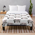 No More Heroes inspired plush blanket featuring anime and manga-inspired design