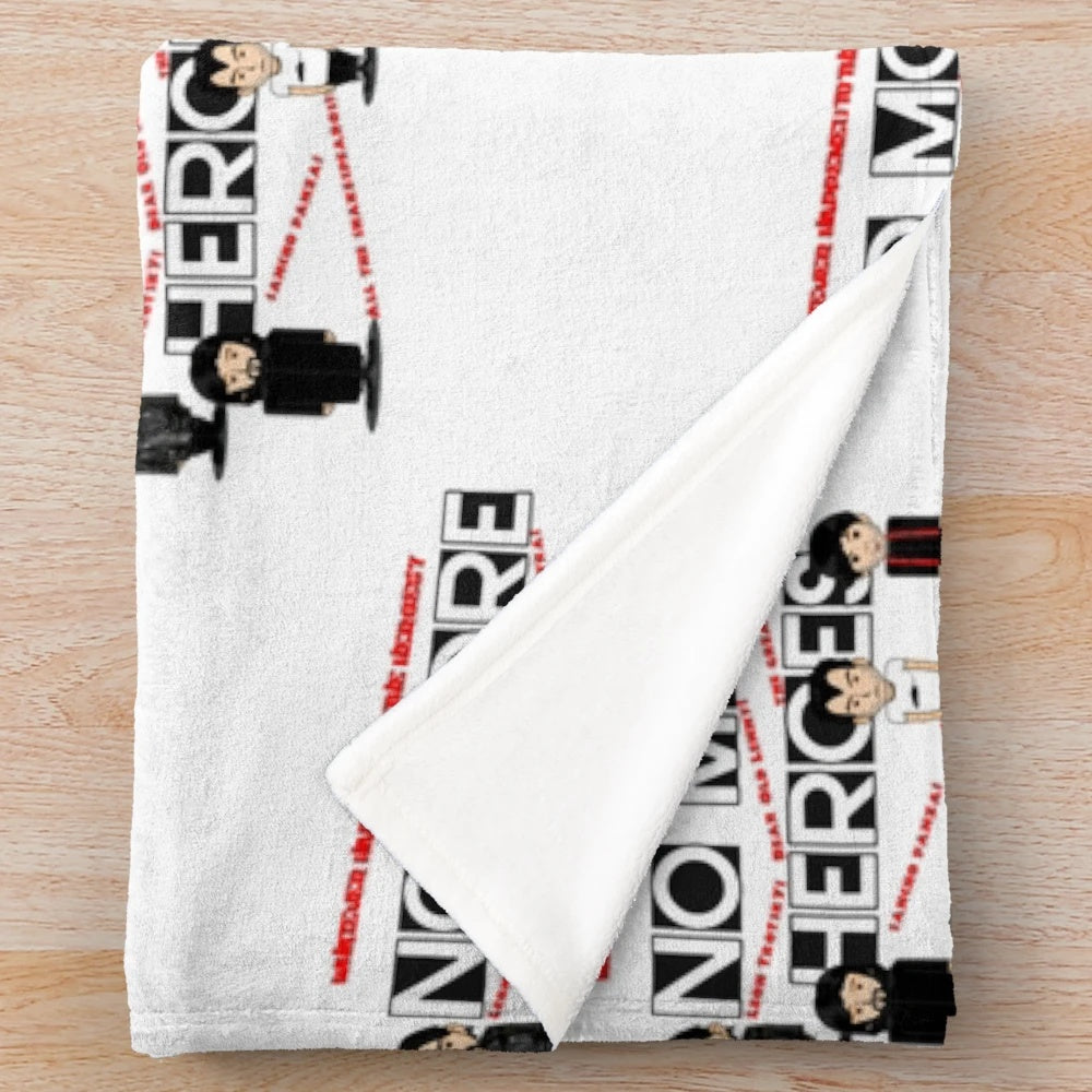 No More Heroes inspired plush blanket featuring anime and manga-inspired design