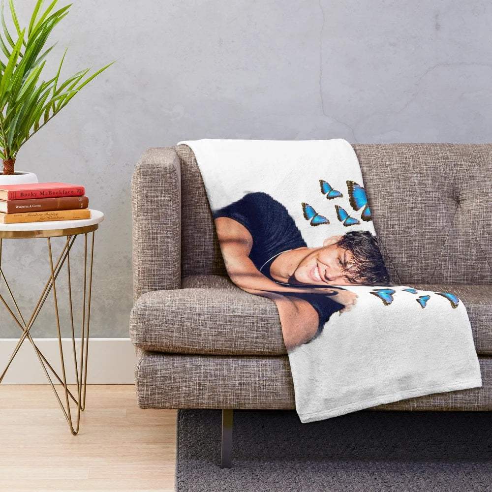 Noah Beck Inspired Plush Blanket