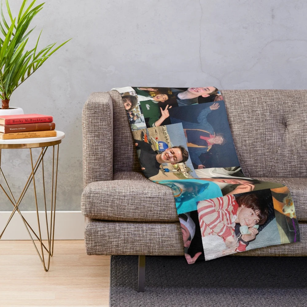 Soft and cuddly plush blanket featuring Noah Schnapp, the actor who plays Will Byers in Stranger Things
