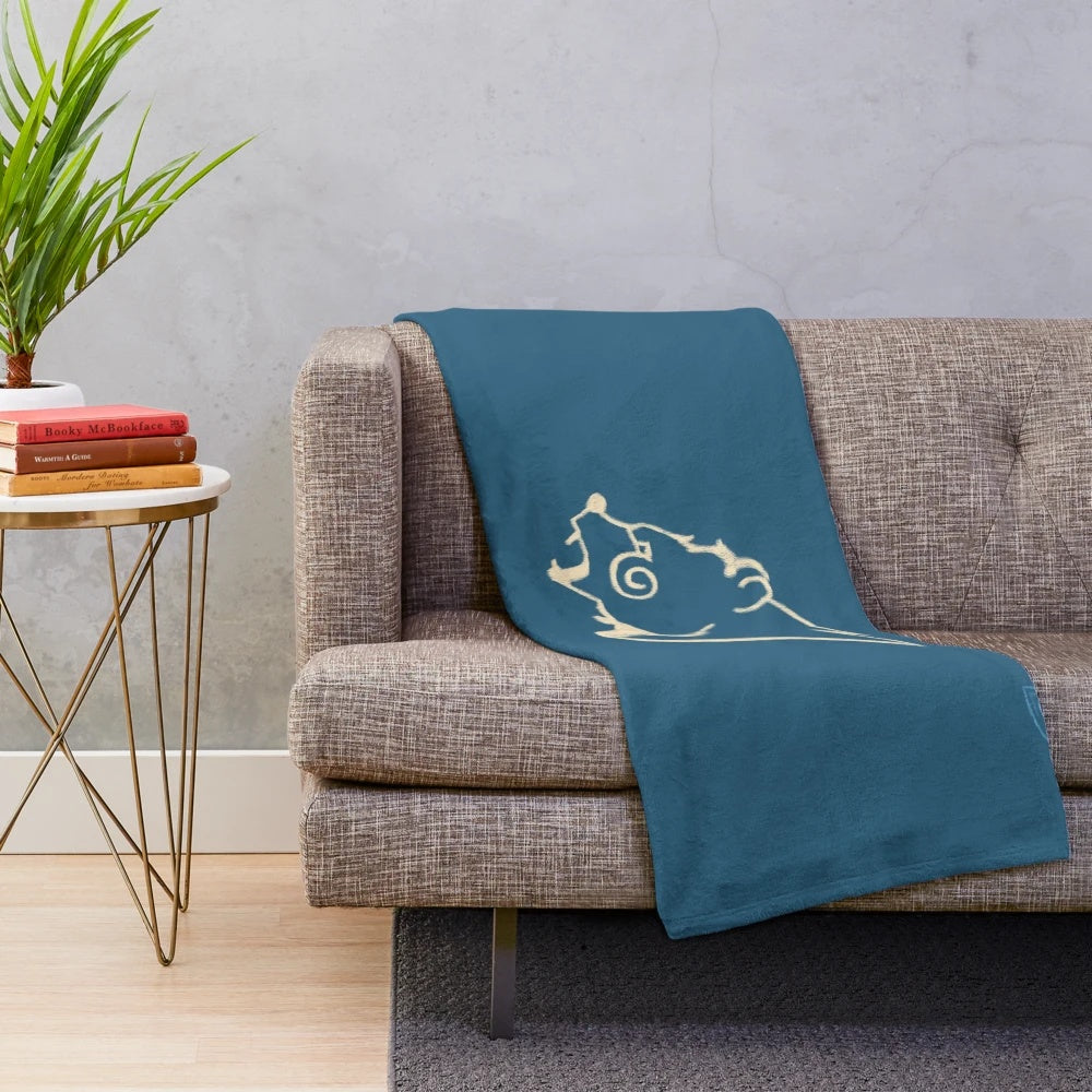 Plush blanket featuring a Nordic-inspired Stormcloak banner design from the Skyrim video game