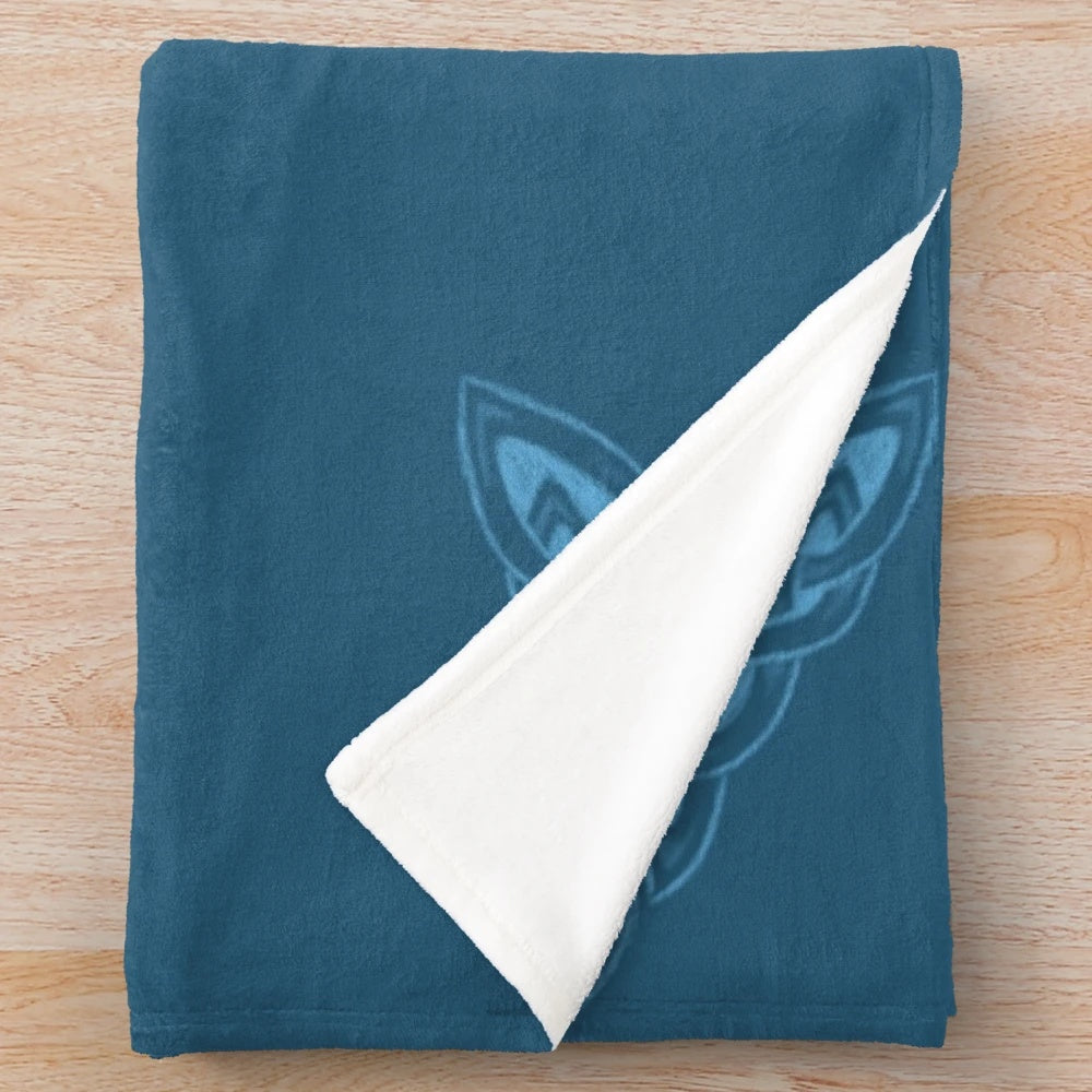 Plush blanket featuring a Nordic-inspired Stormcloak banner design from the Skyrim video game