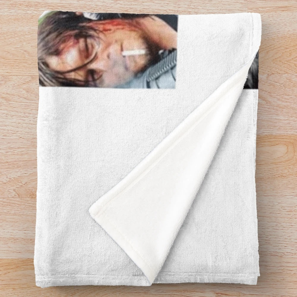 Norman Reedus Collage Plush Blanket