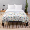Norris Nuts Seamless Pattern Plush Blanket