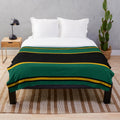 Northampton Saints plush blanket with team colors