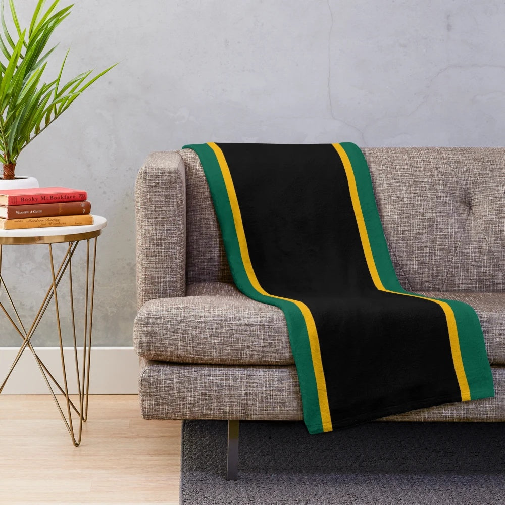 Northampton Saints plush blanket with team colors