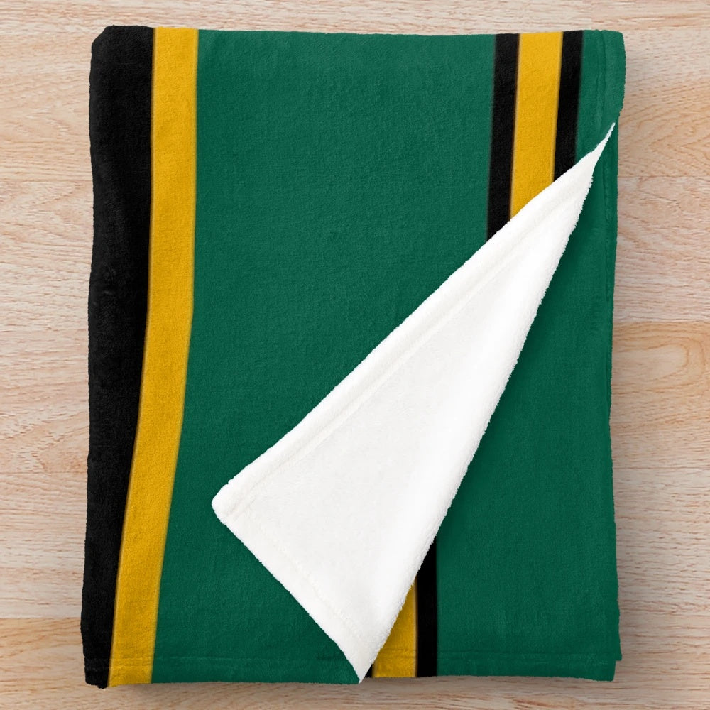 Northampton Saints plush blanket with team colors