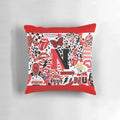 Northeastern College Pillow - Soft, Decorative Throw Pillow for Dorm Room or Home Decor