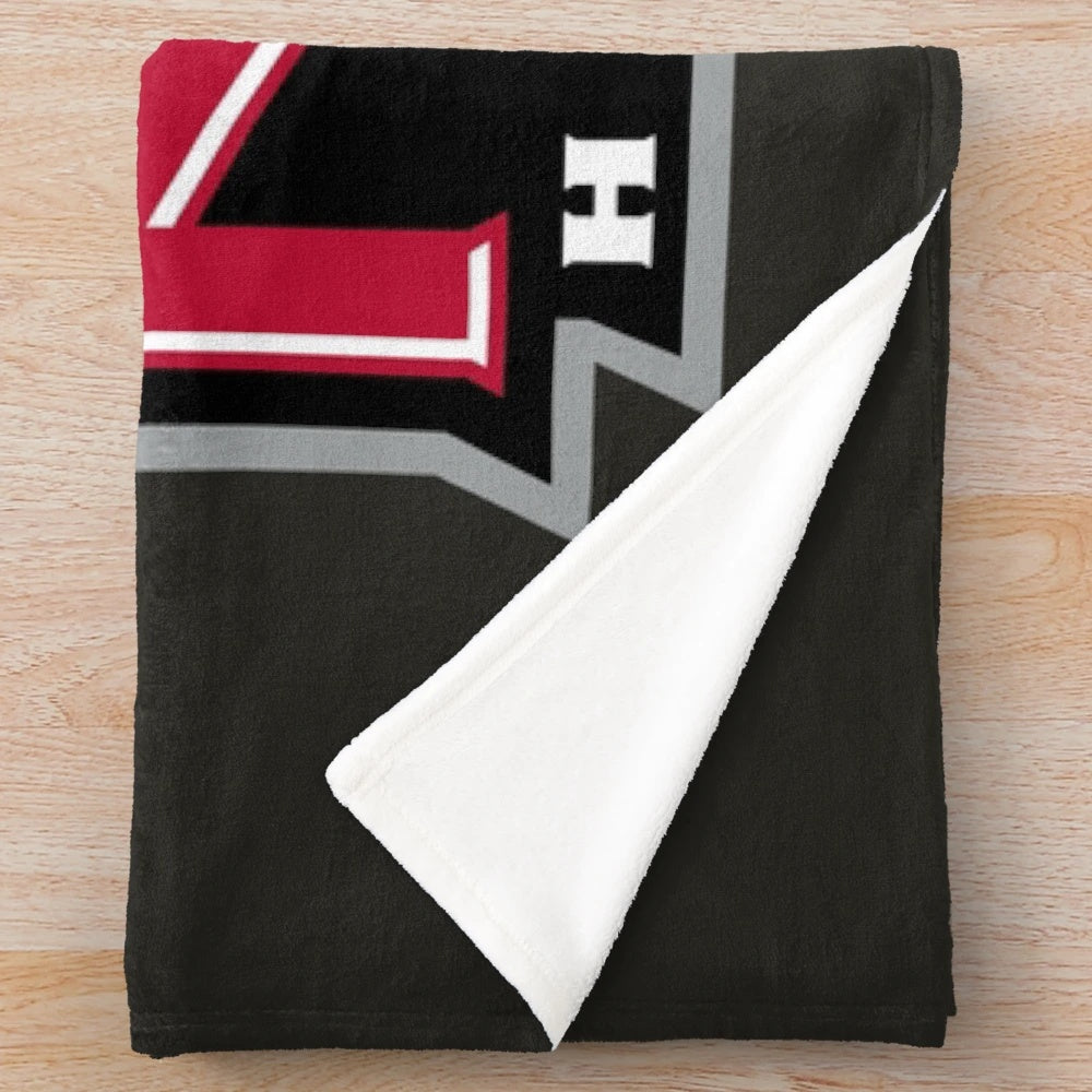 Northern Illinois Huskies plush blanket with team logo