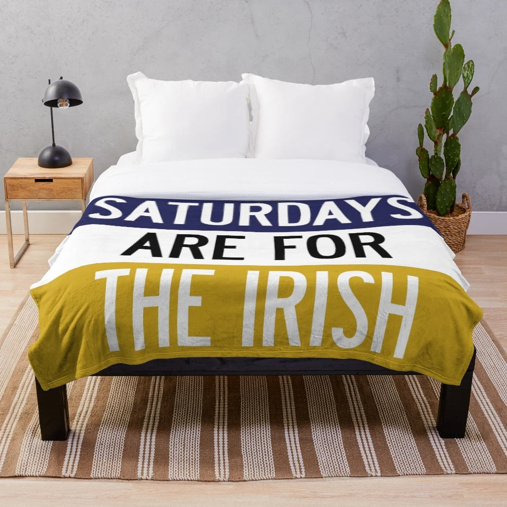 Notre Dame Fighting Irish Plush Blanket