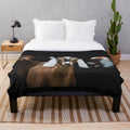 Nubian goat plush blanket