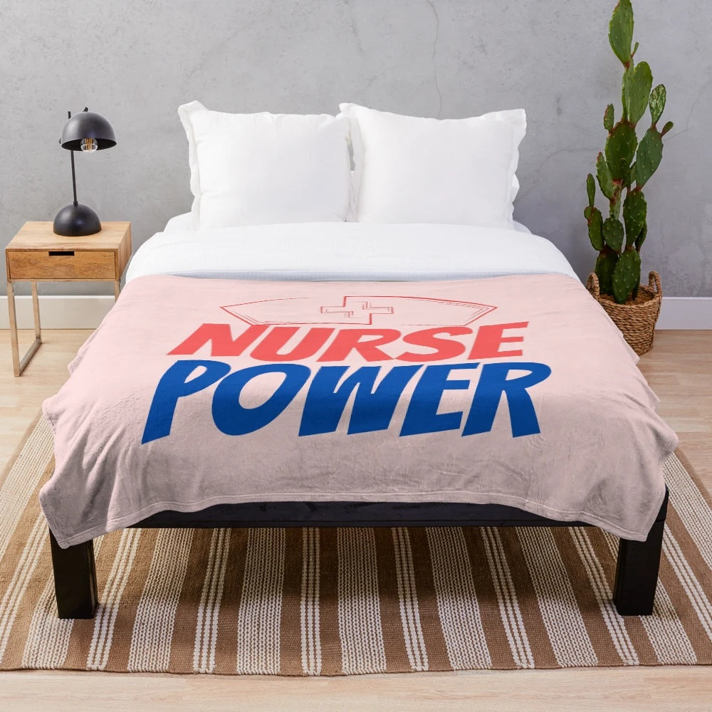 Nurse Power Plush Blanket