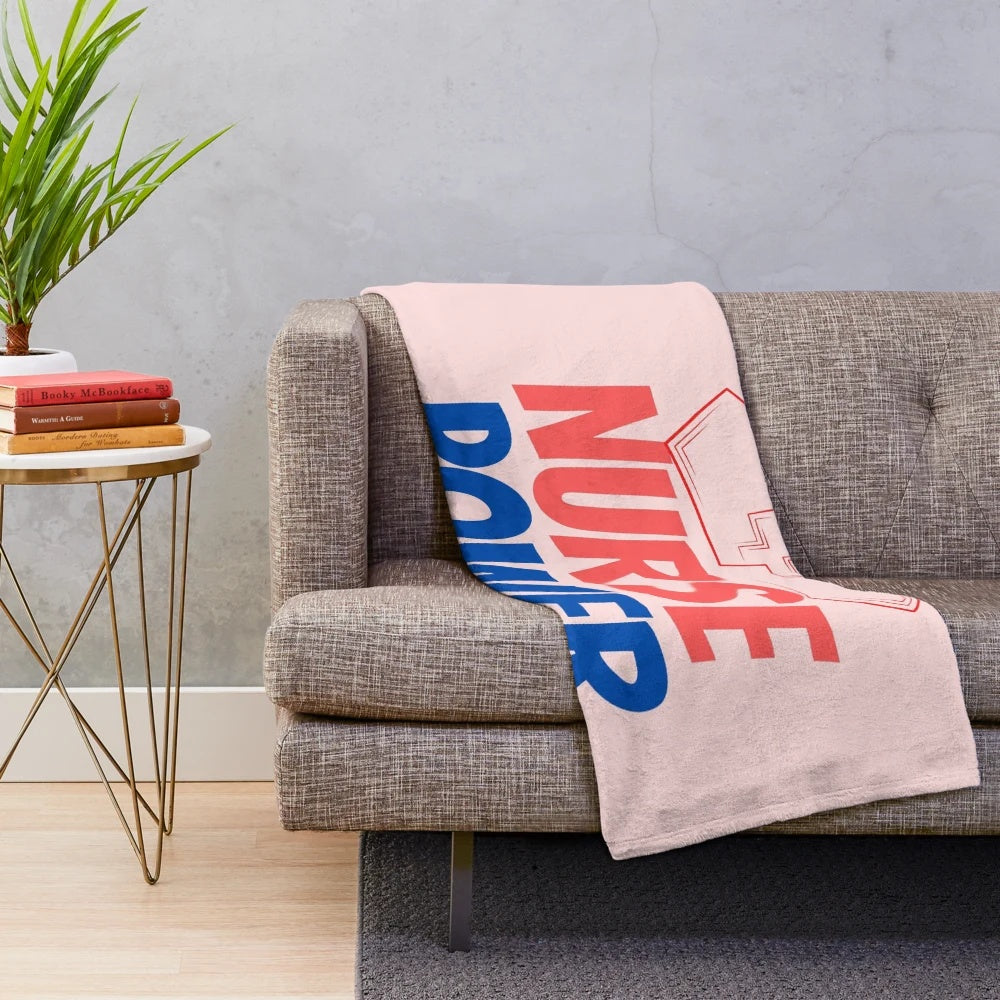 Nurse Power Plush Blanket
