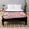 Nurse Quotes Plush Blanket
