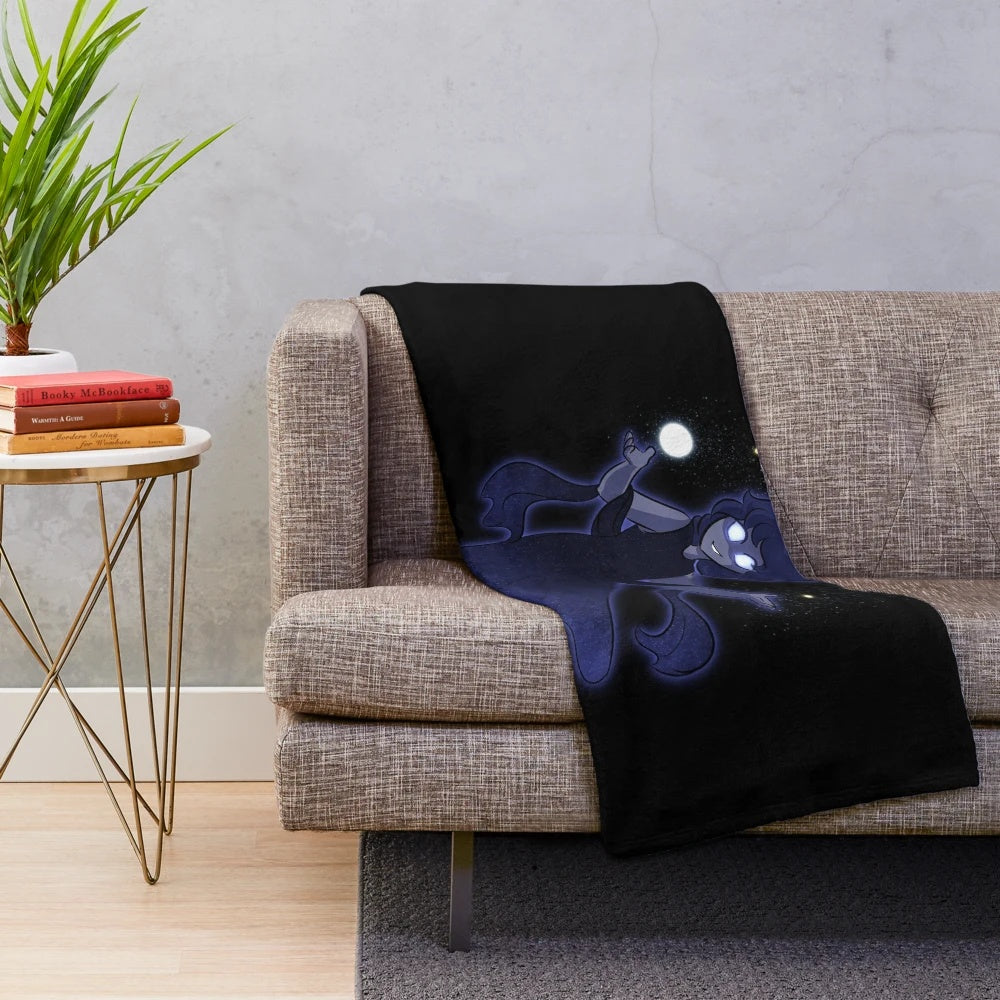 Nyx plush blanket with Greek mythology inspired design