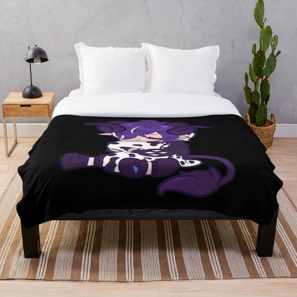 Obey Me-Inspired Plush Blanket