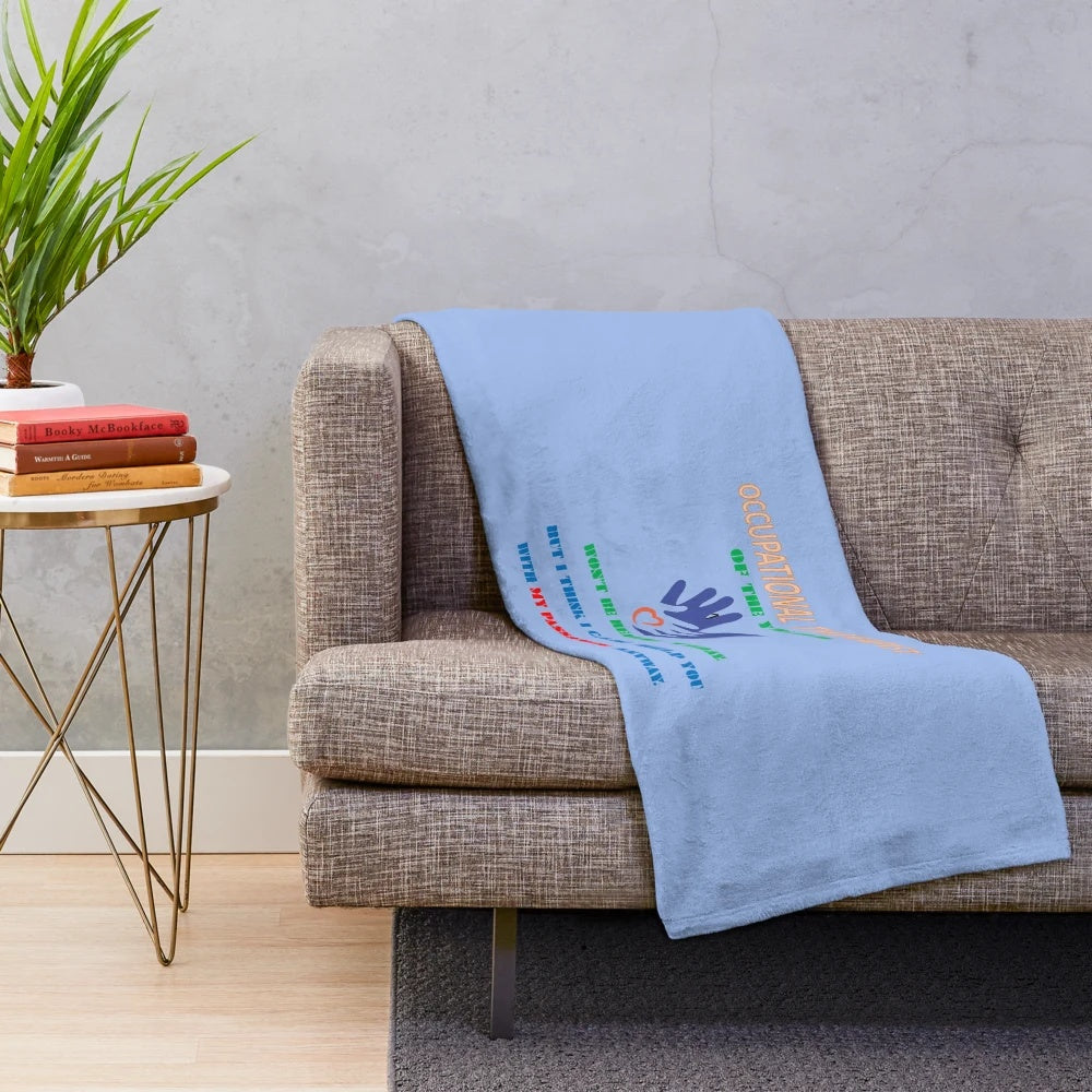 Occupational Therapist Plush Blanket