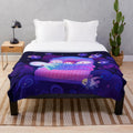 Octopus plush blanket for a cozy, marine-inspired sleep