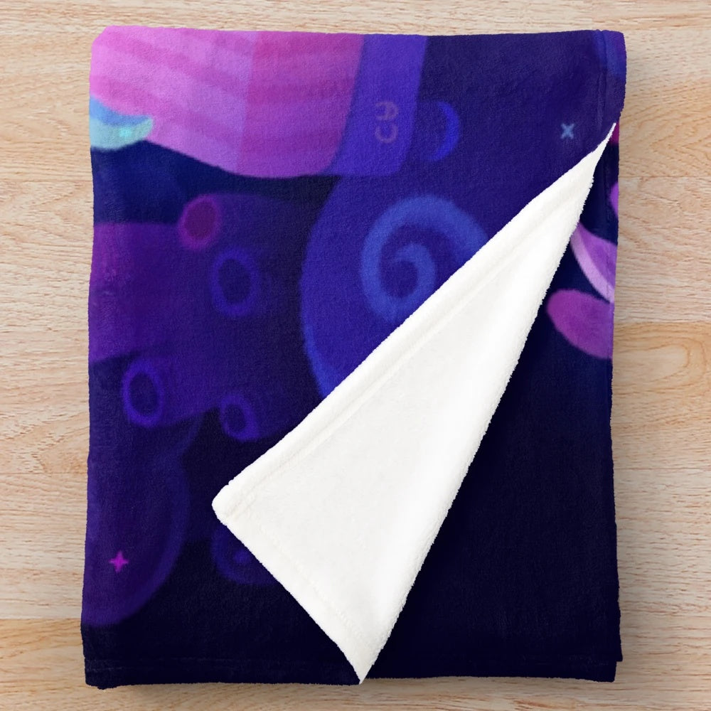 Octopus plush blanket for a cozy, marine-inspired sleep