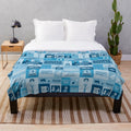 Soft and plush blanket featuring characters from the popular TV show "The Office