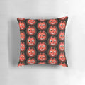 Soft and plush ogre emoji pillow with a happy, cute expression