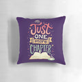 "One More Chapter" decorative pillow with a book design for reading enthusiasts