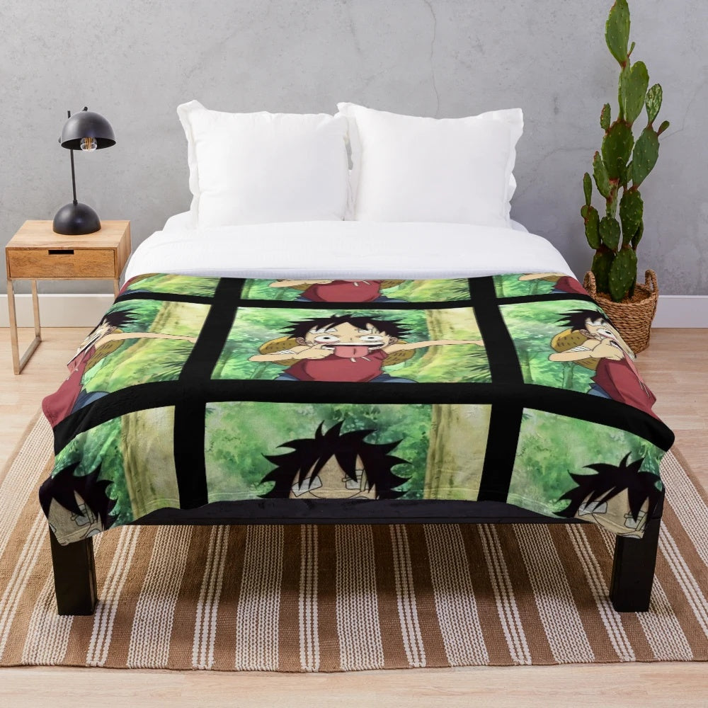 One Piece Luffy Plush Blanket