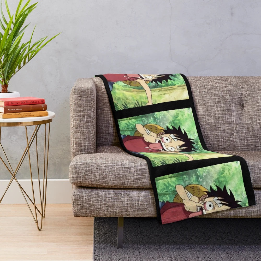 One Piece Luffy Plush Blanket