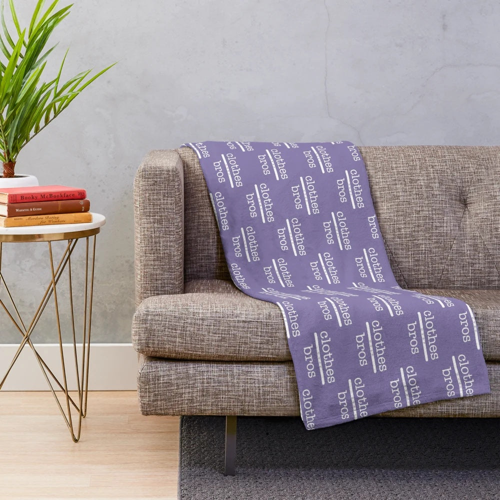 Soft plush blanket featuring the Clothes Over Bros logo and one tree hill ravens