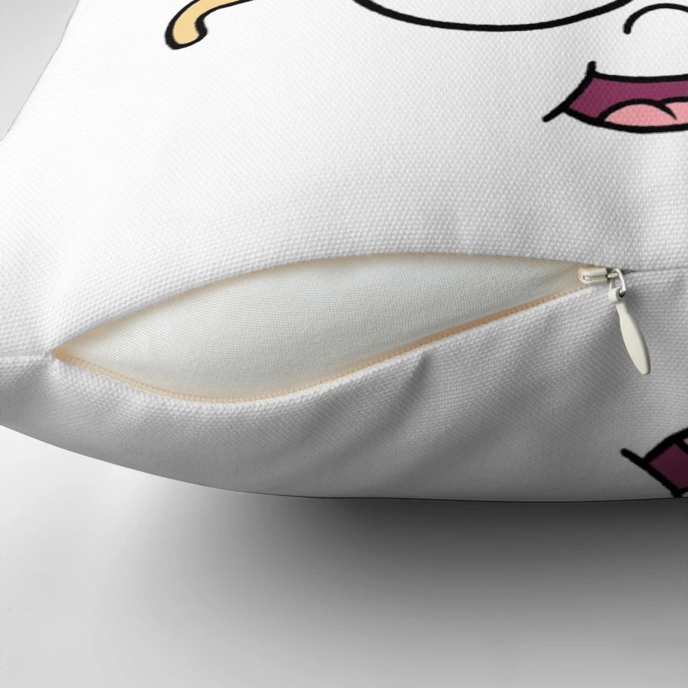 Soft, plush onion-shaped pillow inspired by the Cartoon Network series 'Apple & Onion'