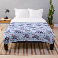 Soft and plush opossum pattern blanket