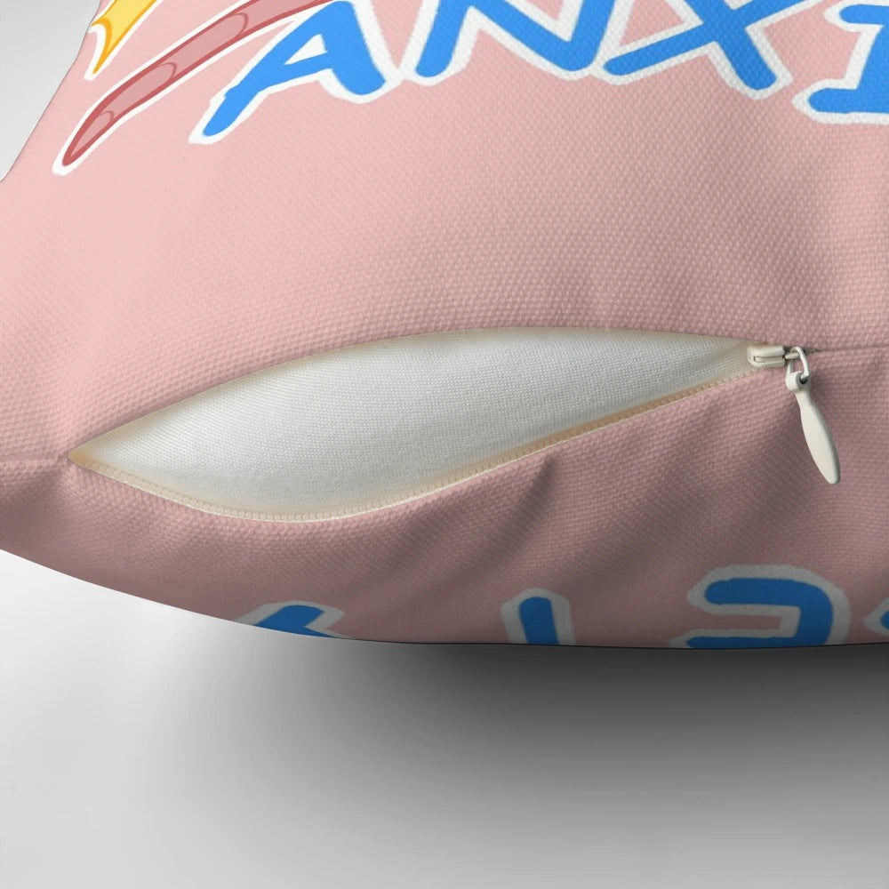 Soft, cuddly opossum-shaped plush pillow for anxiety and meme fans