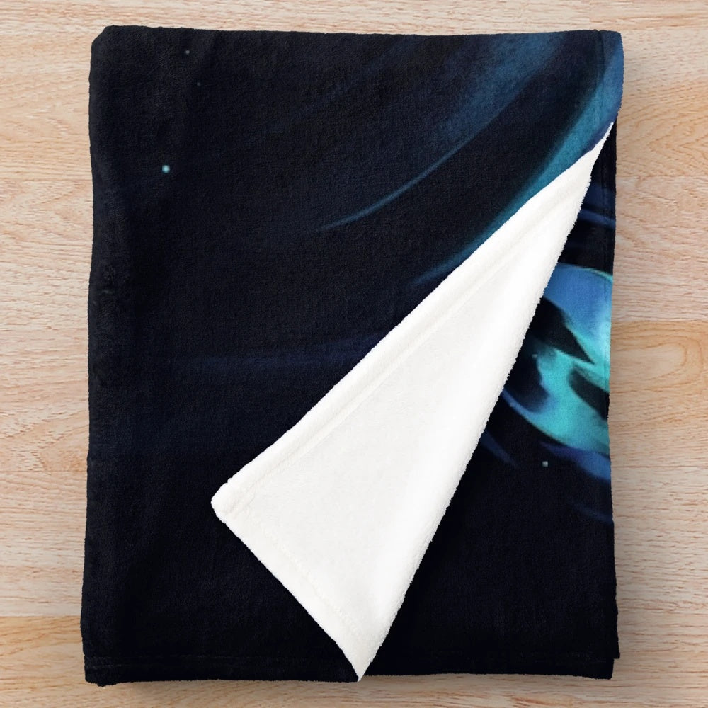 Soft and cuddly plush blanket featuring the character Ori from the video game Ori and the Blind Forest
