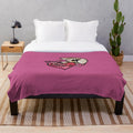 Soft and plush ostara-themed blanket for pagan and wiccan celebrations