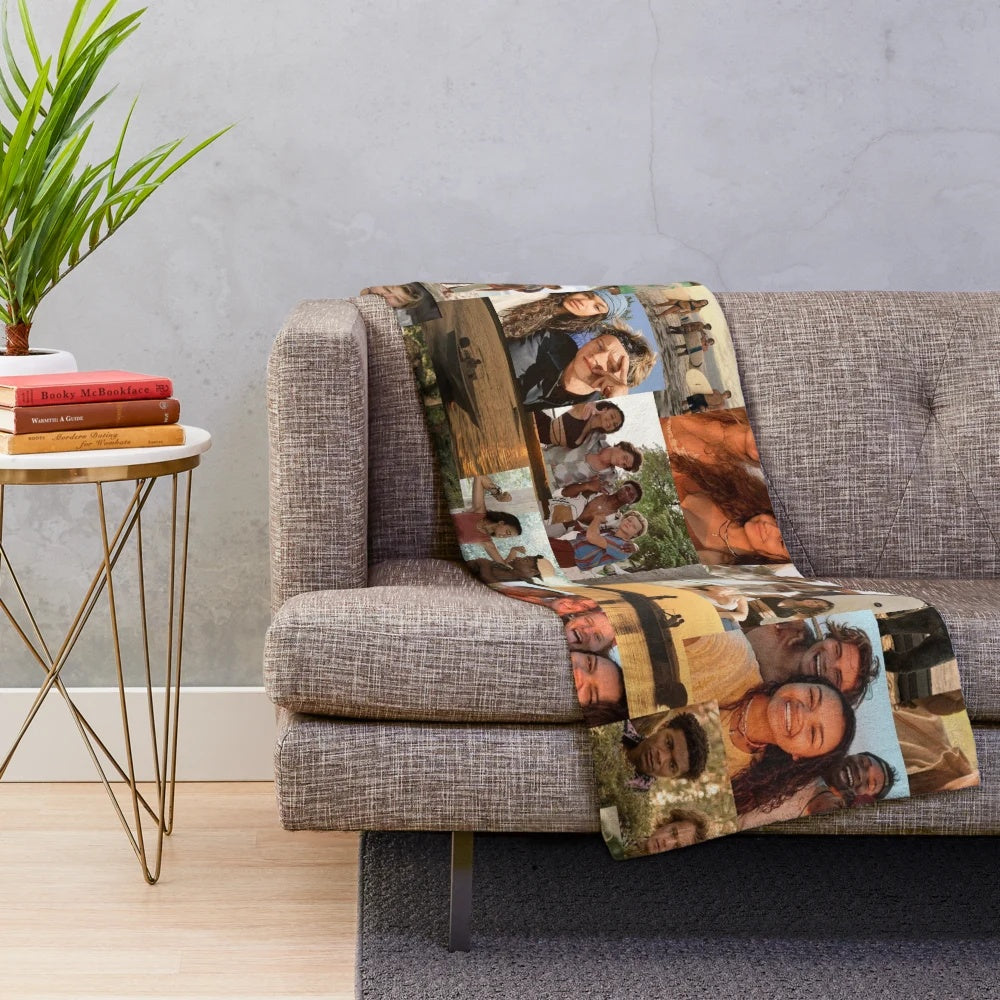 Outer Banks inspired plush blanket with cast members' names