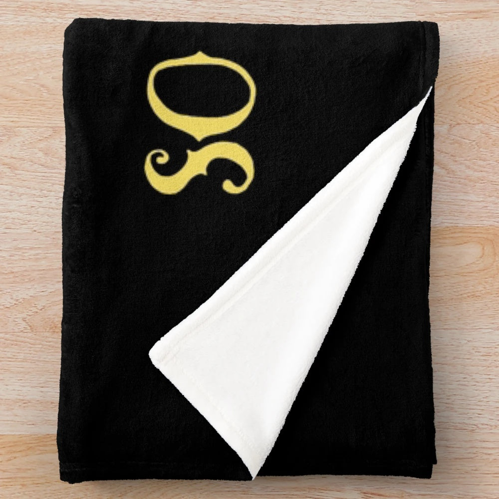 Soft plush blanket with "So Mote It Be" pagan and wiccan design