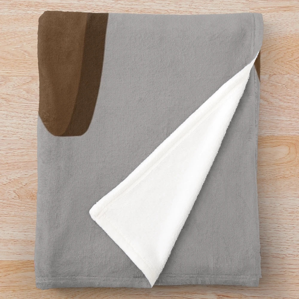 Cozy paint palette plush blanket for artists and art enthusiasts
