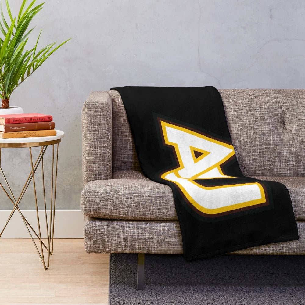 Panthers plush blanket with team logo