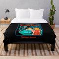 Plush blanket with Bloody Mary inspired design