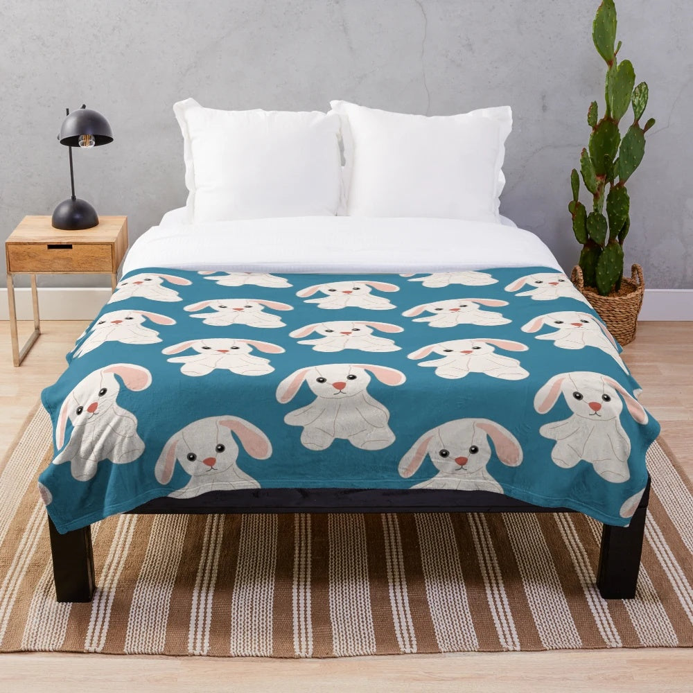 Parent Trap inspired plush blanket featuring twin sisters Hallie and Annie