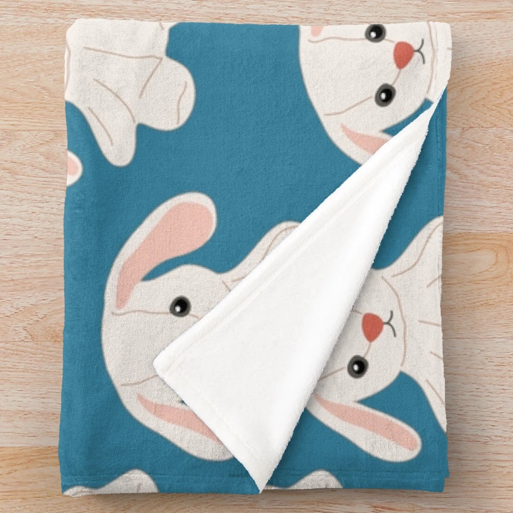 Parent Trap inspired plush blanket featuring twin sisters Hallie and Annie